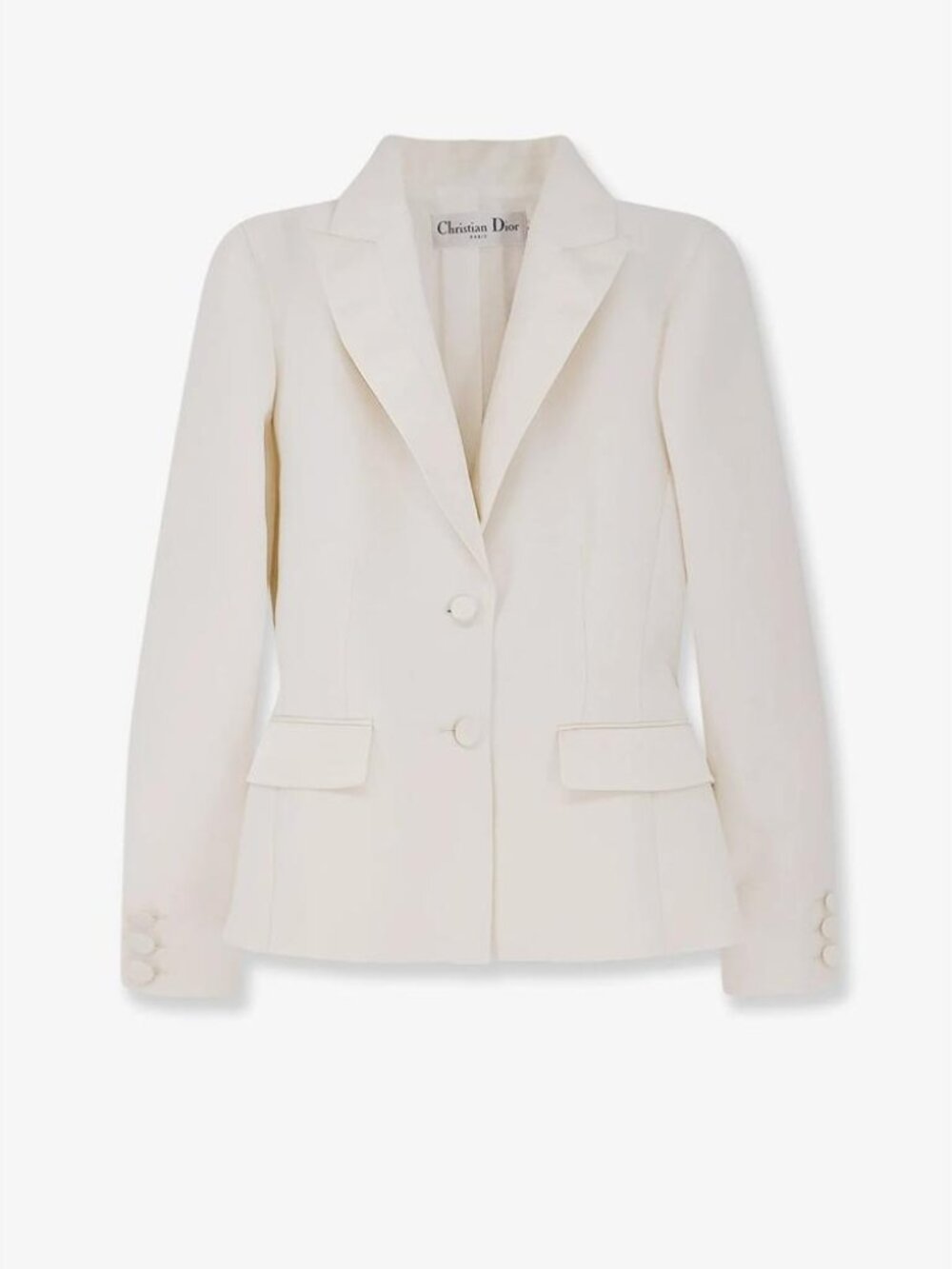Dior Wool And Silk Blazer Jacket Tag Size 40 Women